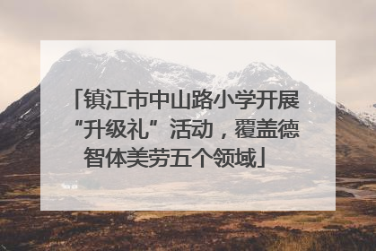 镇江市中山路小学开展“升级礼”活动，覆盖德智体美劳五个领域