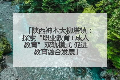 陕西神木大柳塔镇：探索“职业教育+成人教育”双轨模式 促进教育融合发展