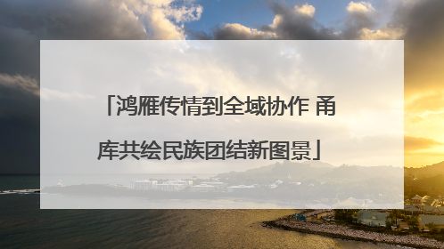鸿雁传情到全域协作 甬库共绘民族团结新图景