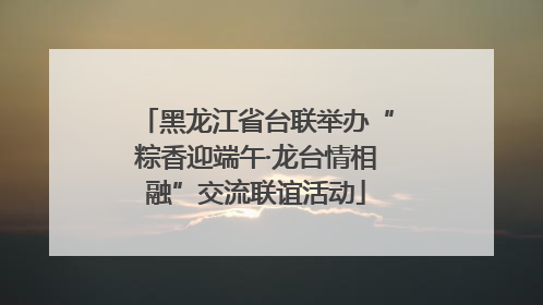 黑龙江省台联举办“粽香迎端午·龙台情相融”交流联谊活动