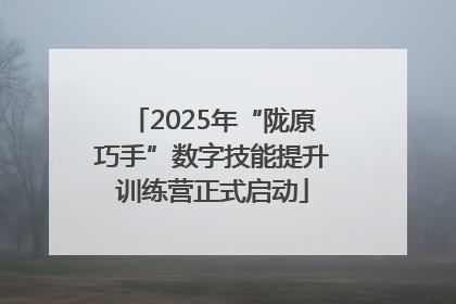 2025年“陇原巧手”数字技能提升训练营正式启动