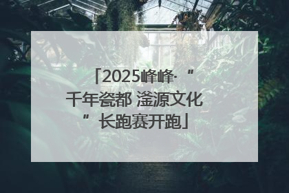 2025峰峰·“千年瓷都 滏源文化”长跑赛开跑