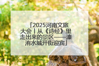 2025河南文旅大会丨从《诗经》里走出来的景区——溱洧水城开街迎宾